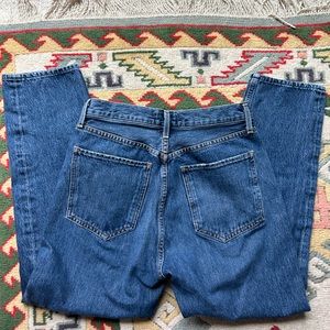 Agolde Jeans Riley High Rise Straight Crop